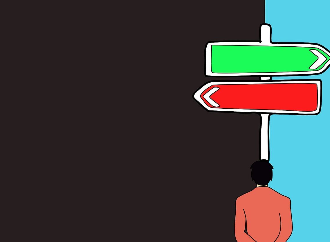 Street sign illustrating the different scenarios in robust optimization