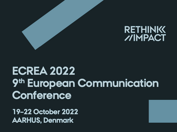 ECREA (European Communication Research and Education Association) booklet 2022 cover