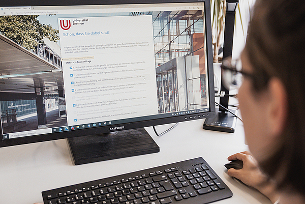 Screenshot des Onlinemagazins up2date. der Universität Bremen