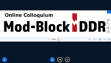 Mod-Block DDR startet Online Kolloquium