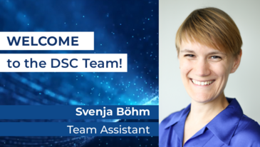 Foto Svenja Böhm Schriftzug Welcome to the DSC Team
