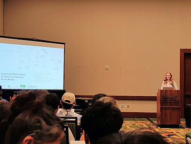 Carolin Stellmacher at the CHI 2024 on Hawaii Carolin Stellmacher at the CHI 2024 on Hawaii