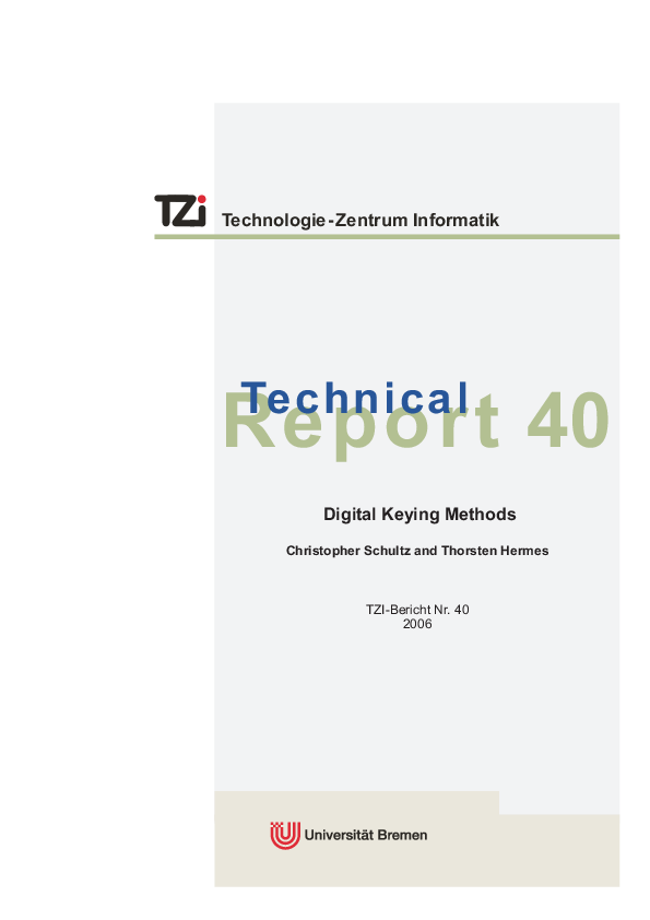 Digital Keying Methods