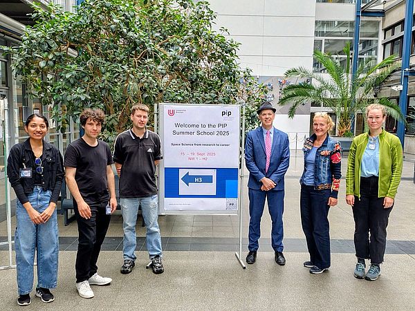 Organisation team of the Pip Summer School with Dr. Michael Way (NASA - GISS/Astrophysik)