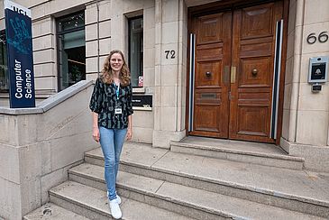 Carolin Stellmacher at the Computer Science Center at UCL London