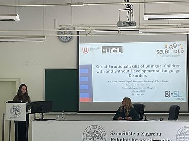 Nur Seda Saban-Dülger hält Vortrag bei Konferenz in Zagreb