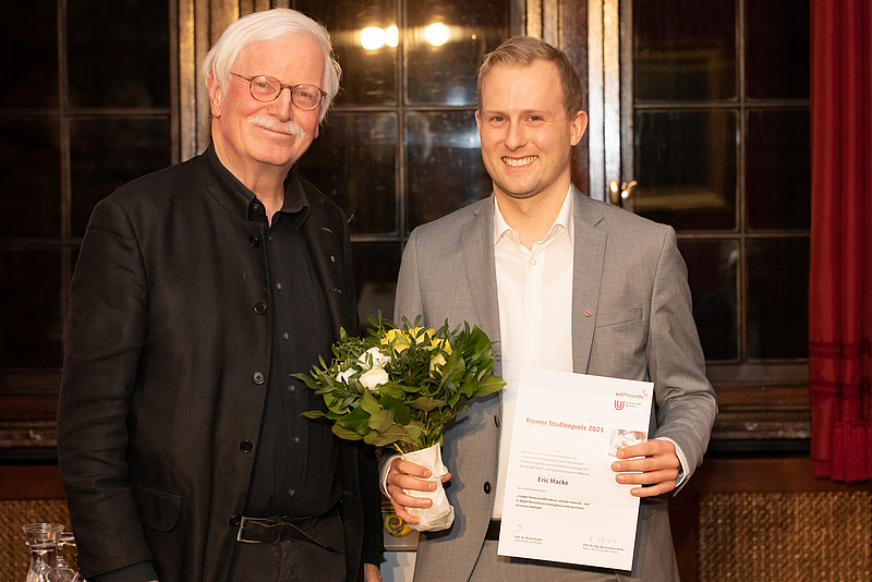 Bremer Studienpreis 2021: Foto des Preisträgers Eric Macke