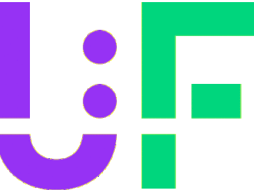 Grafik mit den Buschstaben U und F