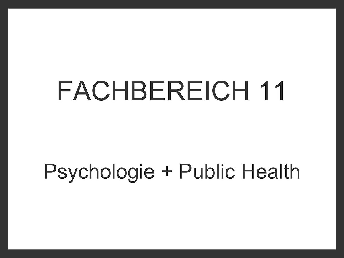 Fachbereich 11, Psychologie und Public Health