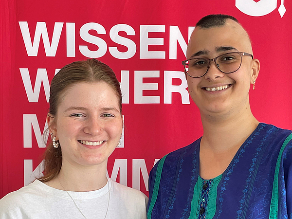 picture of Lakshmi Sharma and Hannah Weidmann