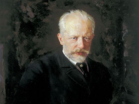 Pjotr Tschaikowski, Öl auf Leinwand, 1893