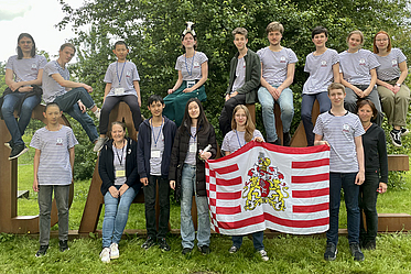 Group Photo of the Mathematical Olympiad participants.