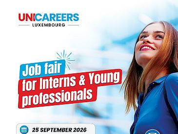 Moovijob Unicareers Messe in Luxemburg 2026