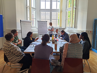 Teilnehmende des Workshops mit Prof. Dr. Birte Berger-Höger