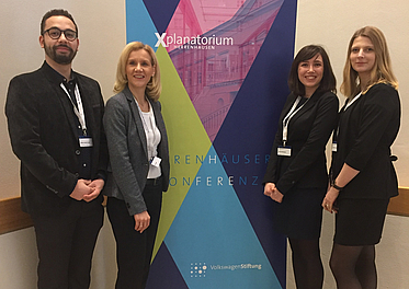 Matheus Leusi, Jutta Günther, Mariia Shkolnykova und Jessika Birkholz