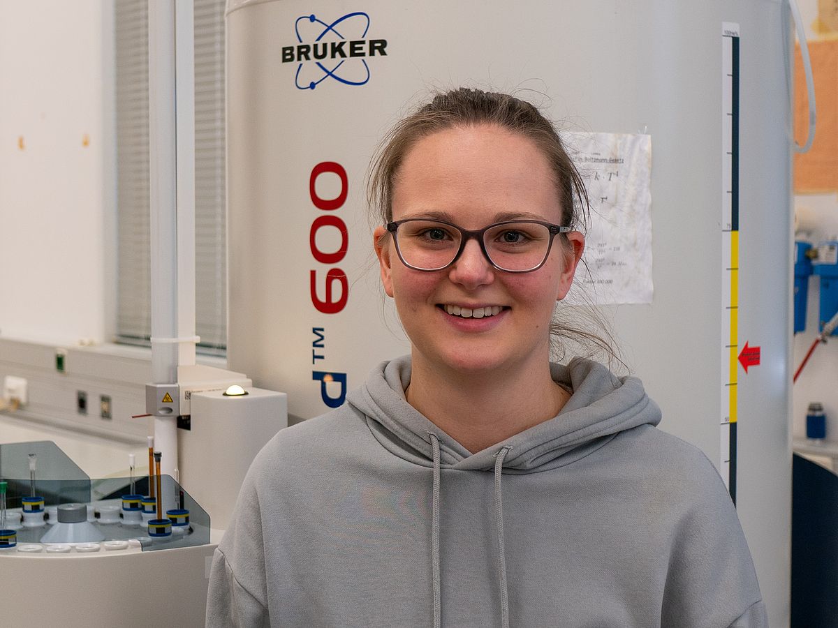 Auf dem Bild ist unsere Doktorandin Simone Bandte zu sehen.