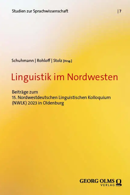 Titel des Sammelbands "Linguistik im Nordwesten"