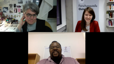 Sprechersicht der Lesung