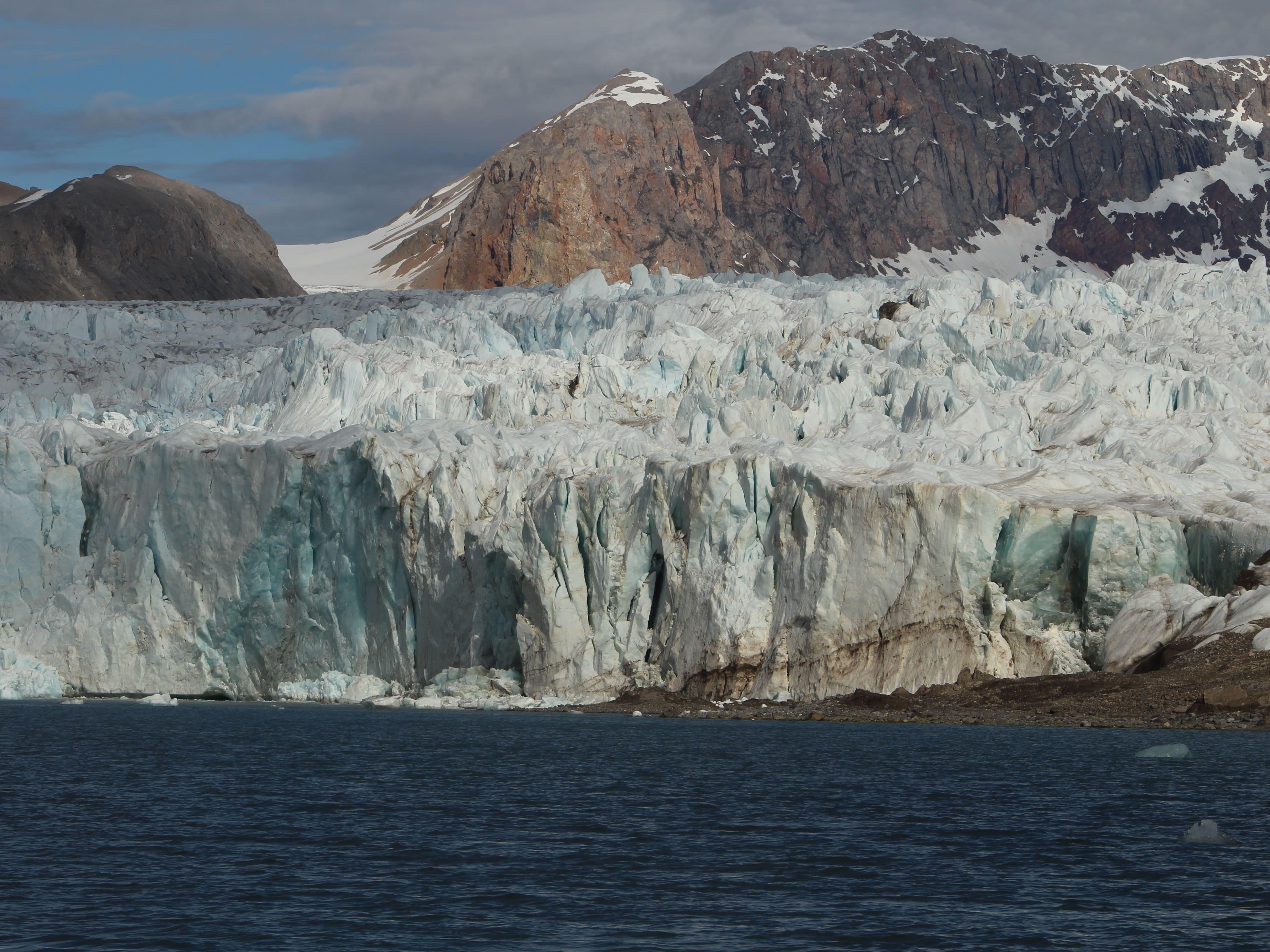 Foto Kongsfjord Gletscher