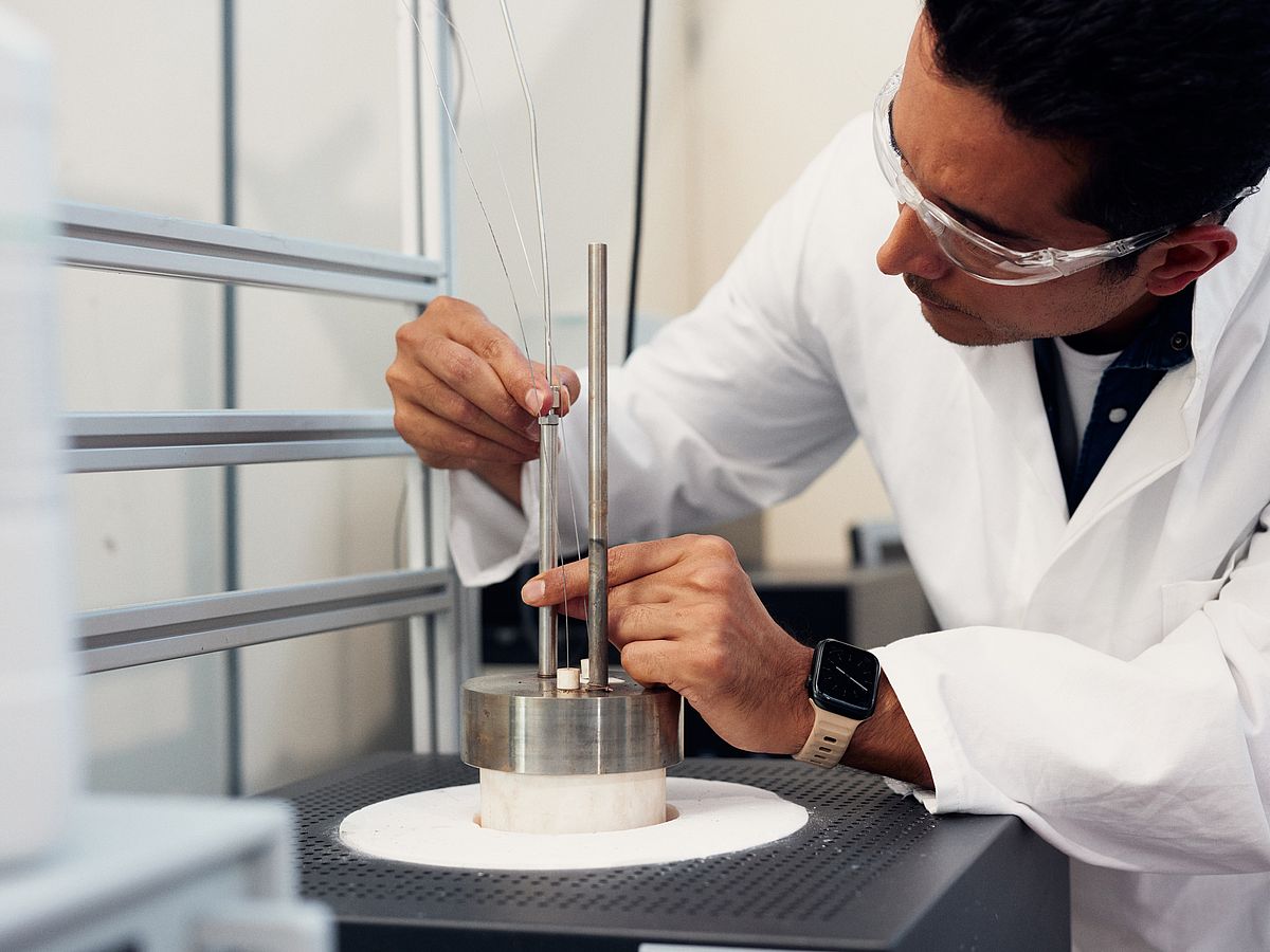 Wissenschaftler bei der Arbeit