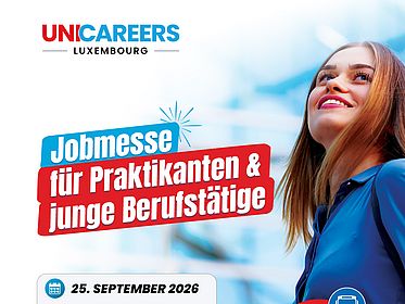 Moovijob Unicareers Messe in Luxemburg 2026