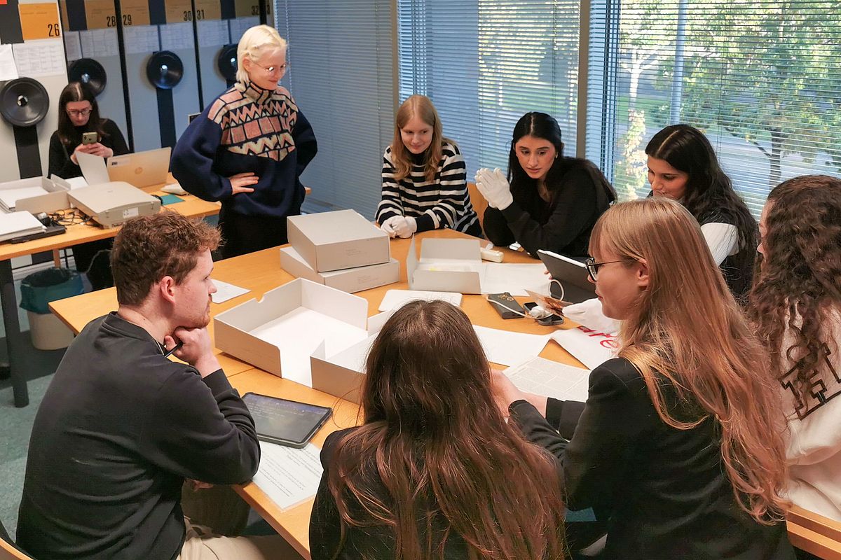 Archivarbeit im Austauschseminar