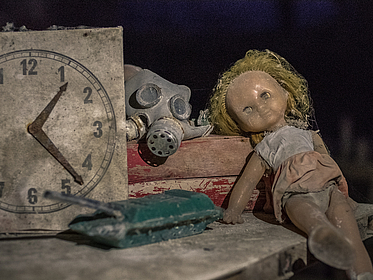 Puppe in Chernobyl