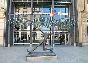 Blick auf das Zeitgeschichtliche Forum in Leipzig