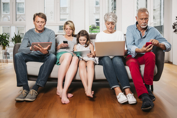 People from different generations use media