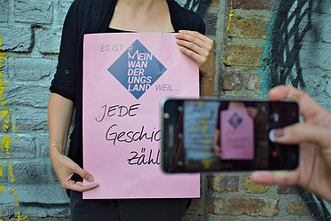 interaktive Ausstellung #Meinwanderungsland