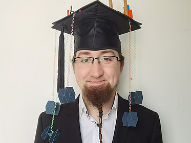 Johannes Pfau Johannes Pfau mit Doktorhut