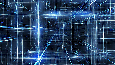 Helle Linien vor dunklem Hintergrund