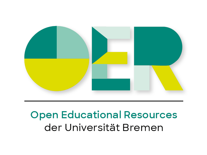 Open Educational Ressources Logo der Universität Bremen (grün-gelb)