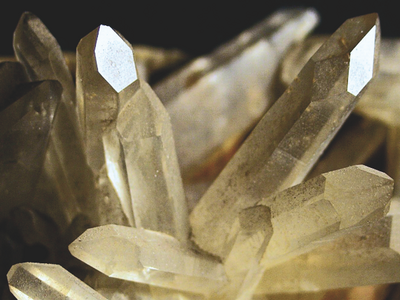 Picture of the Master Materials Chemistry and Mineralogy program. Close-up of crystals. Mineralogy. Kristalle in Nahaufnahme.