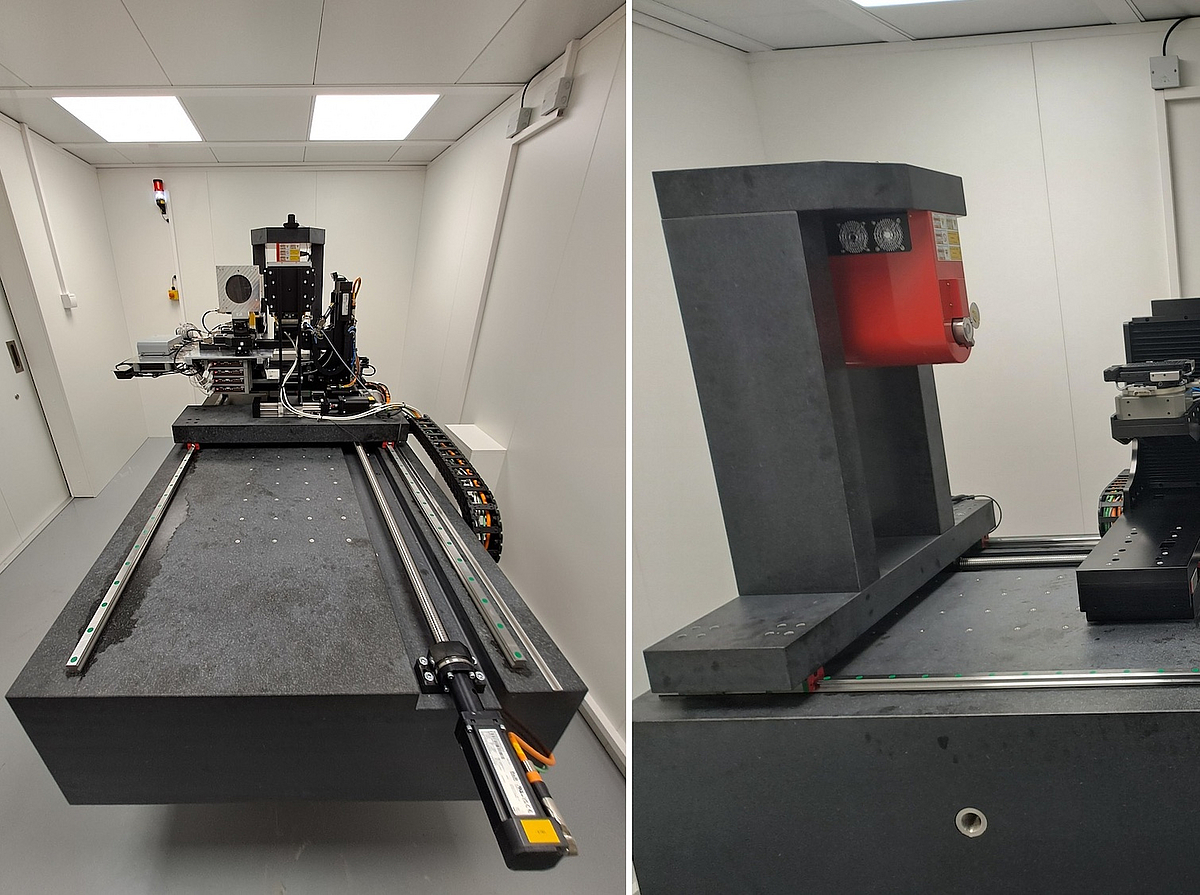 Optical bench inside cabin