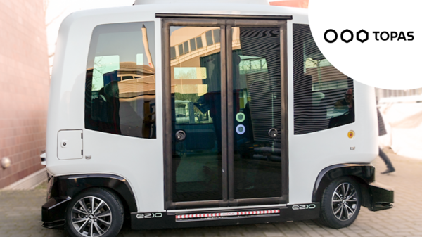 Easy Mile Fahrzeug von TOPAS Industriemathematik gGmbH