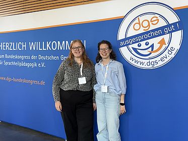 Katharina Hoge und Anja Starke beim dgs-Kongress 2026