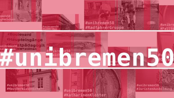 Poster mit Hashtag #unibremen50