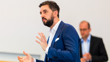 Sebastian Firk gestures