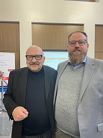 Professor Herzog mit dem Dekan