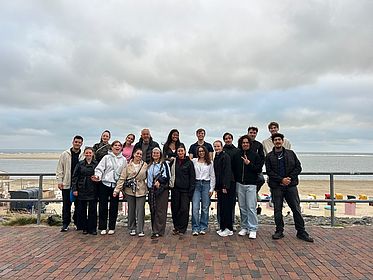 Gruppenbild am Strand