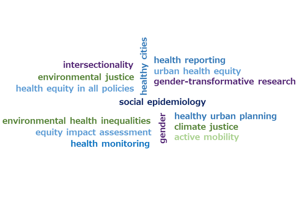 Wortwolke Public Health-Projekte, Abteilung Sozialepidemiologie