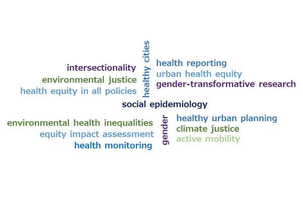 Wortwolke Public Health-Projekte, Abteilung Sozialepidemiologie