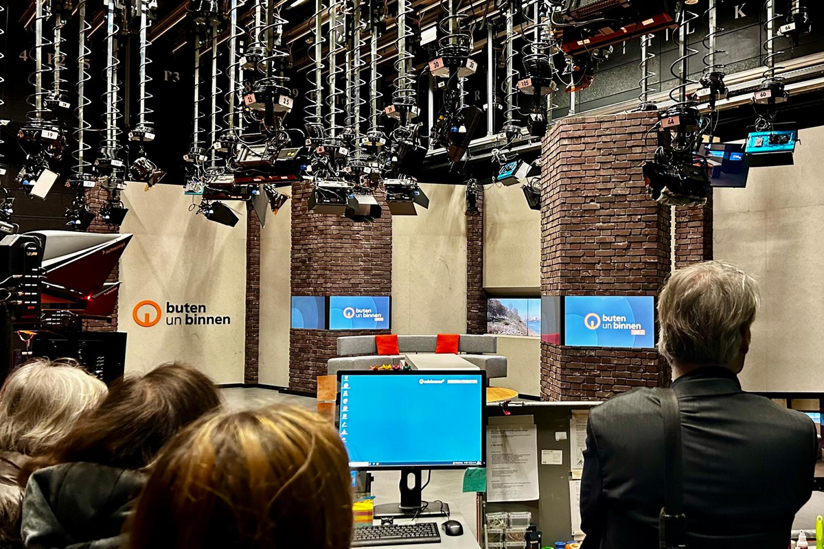 Führung und Diskussion bei Radio Bremen, März2025