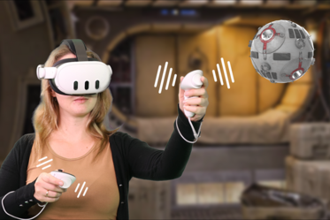 Representing locations of remote objects in 3D space via haptics