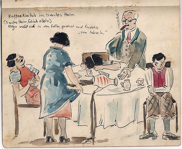 Eine Seite aus Marions Buch.