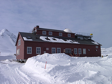 Station in Ny-Aalesund/Spitzbergen