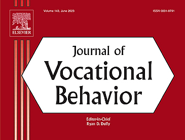 Showes the cover of Journal of Vocational Behavior