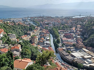 Aerial view of Rijeka