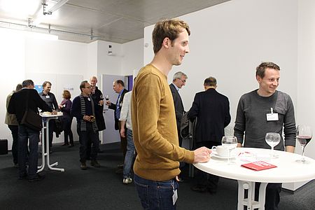 Gemütliches Get-together nach der Veranstaltung